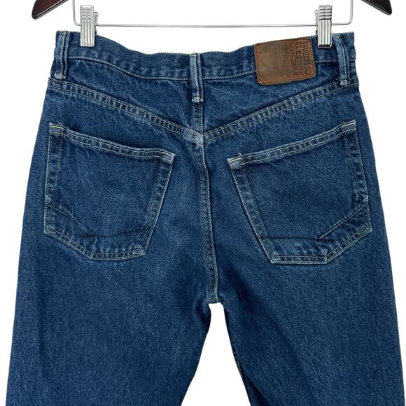 VANS V96 Relaxed Denim Jeans Mens 32 x 34 Straight Skater Streetwear Classic - Picture 5 of 10